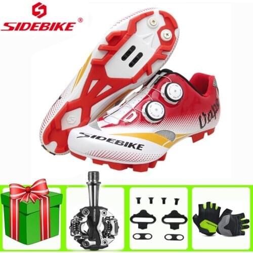 SIDEBIKE Cycling Shoes Sapatilha Ciclismo Mtb Men Add Pedals Set Mountain Bike Chaussure Vtt Women Bicycle Racing Sneakers Women