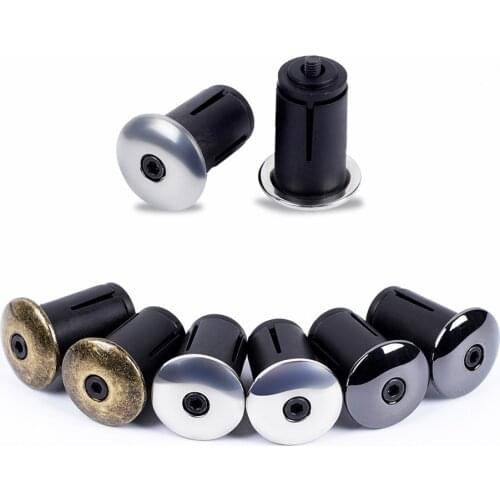 WEST BIKING 1 Pair Bicycle Grips Plugs Handle Bar Aluminium Alloy Handle Plug Road Bike Bar End Plugs