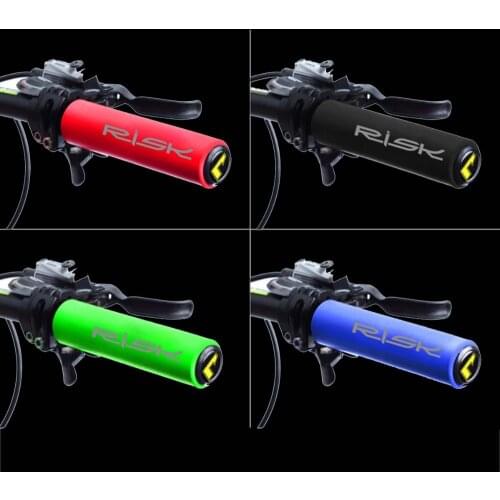 1 Pair MTB Bicycle Handle Mountain Bike Grip Cycling Bicycle Ultra Light Silicone Grips Comfort Slip Resistant Handle Cover