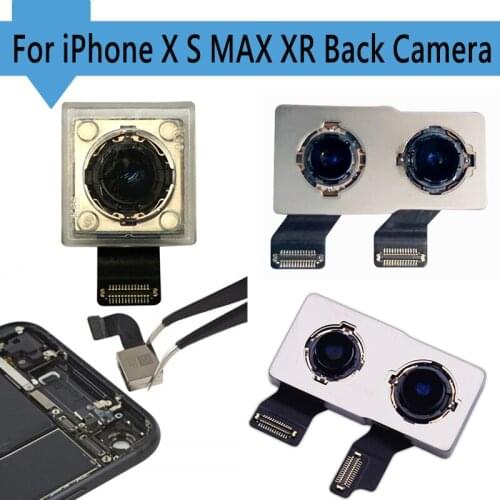 100% Brand New Back Rear Camera For iPhone X S Max Back Camera Module Flex Cable Replacement Part (Tested OK) Free shipping