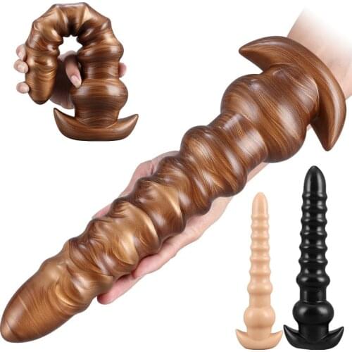 2021 New Huge Anal Plugs Male Prostate Massager Big Butt Plug Anal Beads Large Dildo G spot Masturbation Sex Toys For Woman Man