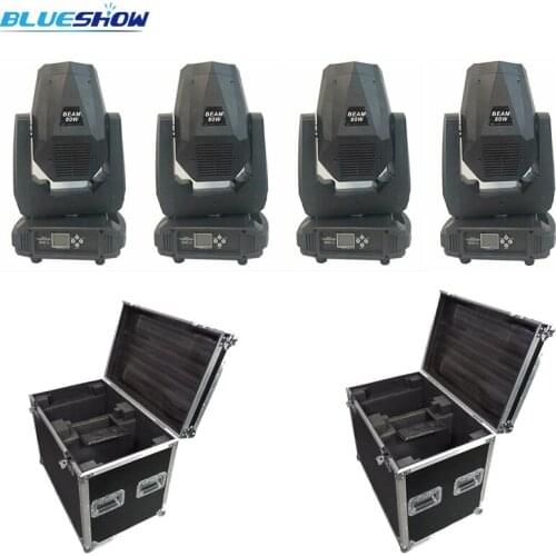 No tax custom, 4pcs/flightcase Lyre Sharpy 80W Moving head beam light LED super bright 80W white beads dmx dj stage Equipment