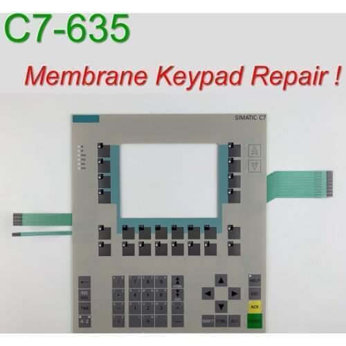 6ES7635-1EA00-8BA0 C7-635 Membrane Keypad for SIMATIC & GEA HMI Panel repair~do it yourself, Have in stock