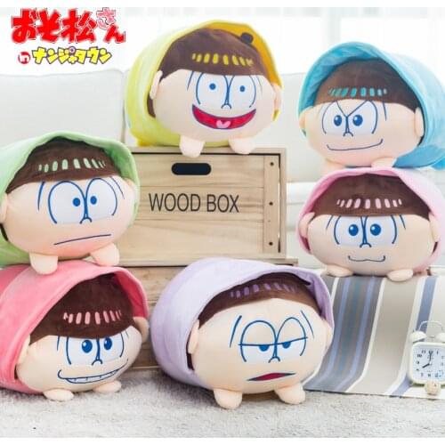 Anime Osomatsu-San Plush Toys Mr Matsuno Osomatsu Karamatsu Choromatsu Ichimatsu Jyushimatsu Stuffed Dolls Toy Pillow Cushion