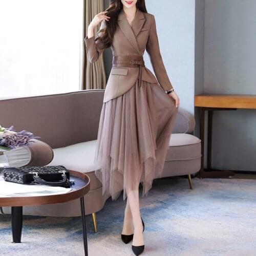 ANRAEQI Women's Suits With A Skirt