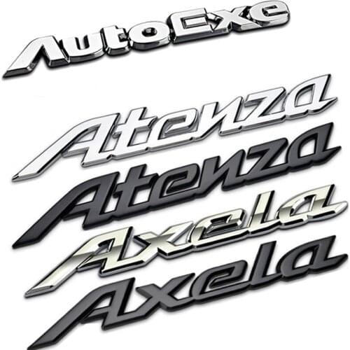 Autoexe Sticker for Mazda 4 3 5 6 CX-5 CX3 Atenza Axela MX-5 RX8 RX7 323 626 Speed Chrome Accessories Exterior Decal Badge Car