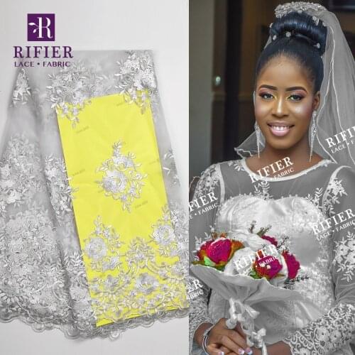 White Wedding Lace Fabric African Lace Fabric swiss voile laces in switzerland 2019 High Quality French nigerian lace fabrics