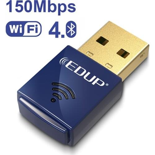 Bluetooth4.0 150M USB WIFI Adapter 2.4G Wireless Mini USB Ethernet Network Card WiFi External Receiver for Computer Peripheruls