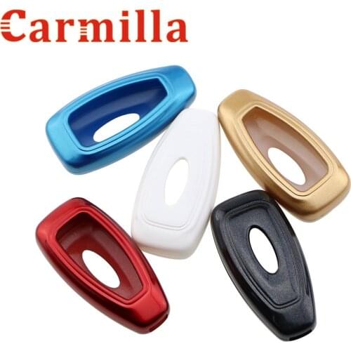 Carmilla Smart Key Case Car Key Shell ABS Painted Cover for Ford Ecosport Kuga For Focus Fiesta 2013 2014 2015 2016 2017