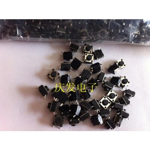 Import shrapnel Touch switch 6*6*5mm Patch 4 foot Key switch Original package Spot New point move