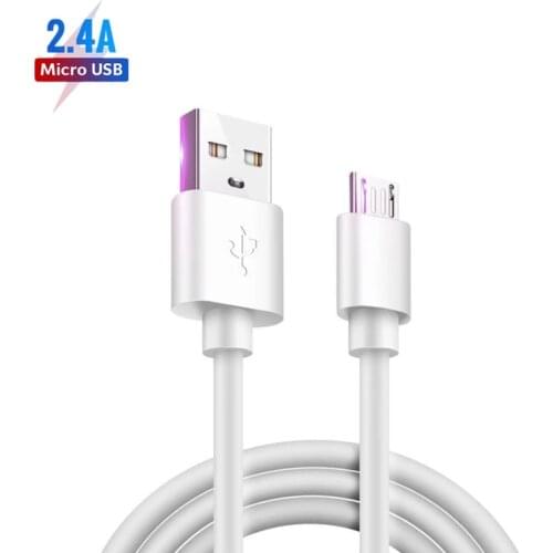 For Jio Phone Micro USB Cable Fast Charge For Redmi 9 9A 9i 7 6 4 Pro Note 6 5 Pro Data Sync 2.4A 1M 2M 3M Oppo a15 a12 a3s f11