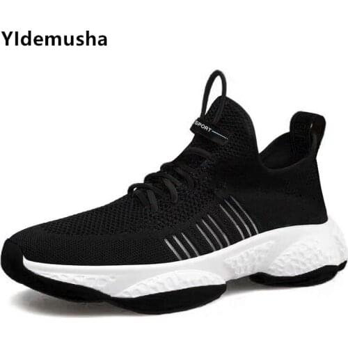 New Men Casual Shoes Mesh Men Sneakers Fashion Lightweight Lac-up Men Shoes Walking Trainers Zapatillas Hombre Drop Shipping