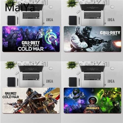 Maiya Call of Duty Black Ops Cold War Silicone large small Pad to Mouse Game Free Shipping Large Mouse Pad Keyboards Mat