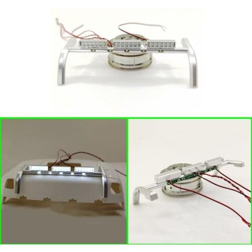 Metal Led Ceiling Lamp Toplight for 1/14 Tamiya RC Truck Car SCANIA R730 R470 R620 VOLVO FH12 FH16 Refit DIY