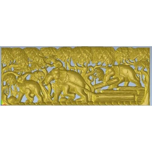 3D model relief STL model for cnc router carving engraving artcam type3 aspire M263