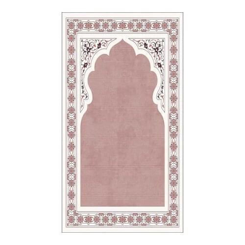 Embroidered prayer rug Silk velvet Gift Dowries Prayer rug ıslam Muslim Mecca medıne ALLAH prayer rug kalıtelı turk