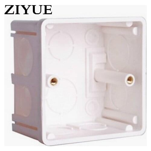 Free Shipping 2pcs/lot ABS Plastic Switch Mounting Box for Switch Hotel Switch Inside Wall