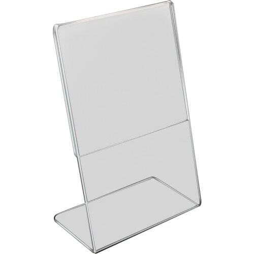 PPYY-Acrylic Transparent Business Card Holder A6 Desk Holder Storage Card 1.5mm Business Card Paper Display Holder 1Pcs
