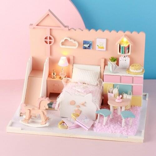 DIY House Miaomia Japanese Princess Room Hand Assembled Model Creative Girl Birthday Gift