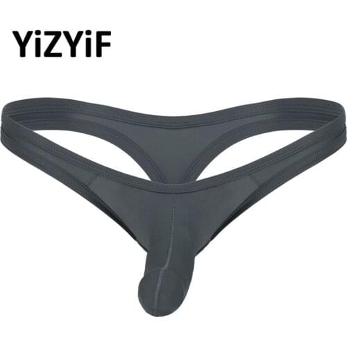 Mens Sexy Underwear G-string Thong Men Sexy Panties Low Rise Front Closed Penis Sheath Open Crotch Jockstrap Thongs Underwear
