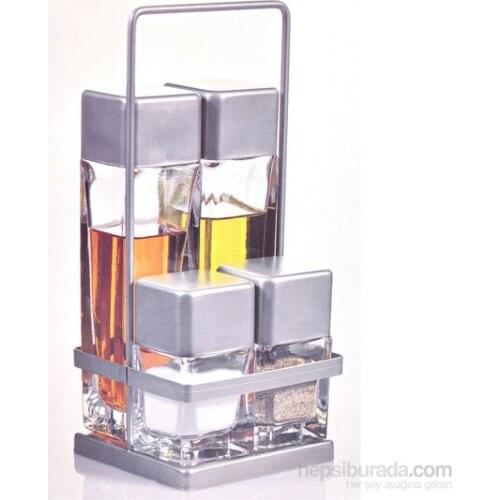 Trend 2021 Pasabahce 4 Pcs Metal Oil Vinegar Bottle посуда для кухни наборы set kitchen vaisselle platos