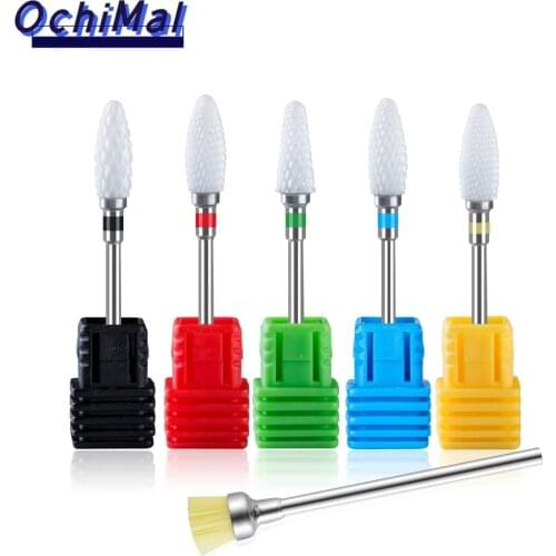 Tungsten Carbide Nail Drill Bit Milling Cutter Eletric Manicure Machine Equipment Cuticle Clean Burr Pedicure Accessories Tools