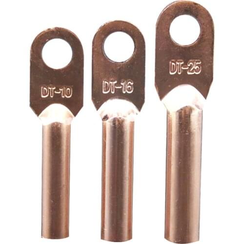 1pcs Copper Material Tin Plating Terminal Blocks Copper Wiring Terminal Blocks DT-120 DT-150 DT-185 DT-240