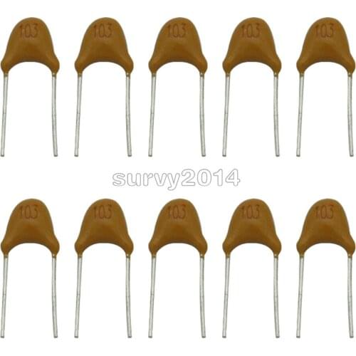 100Pcs NEW 0.01uF 103 50V Monolithic Ceramic Chip Capacitor