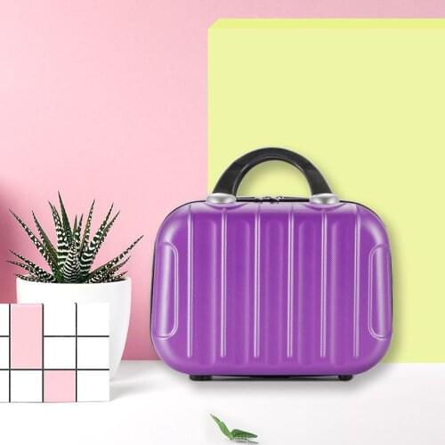 14 inch suitcase make up box Women fashion makeup bags travel organizer storage box cosmetic bag Waterproof Portable makeup case