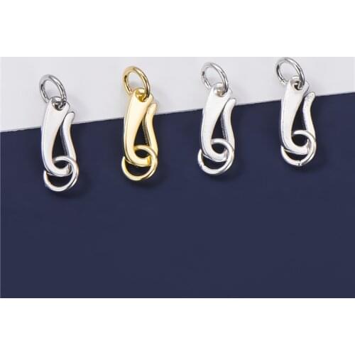 925 Sterling Silver Necklace Bracelet Connector Hook With Double Rings Handmade S925 Silver Jewelry Clasp Hooks DIY Accessories