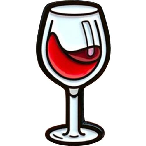 Wineglass Enamel Pin