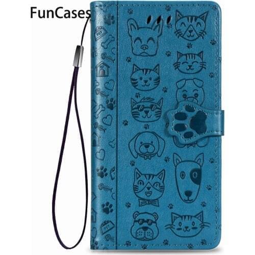 Phone Shell For para Samsung A80 Dog Phone Accessory PU Leather Wallet Case sFor Positivo Samsung Galaxy cellular A90 Estuche