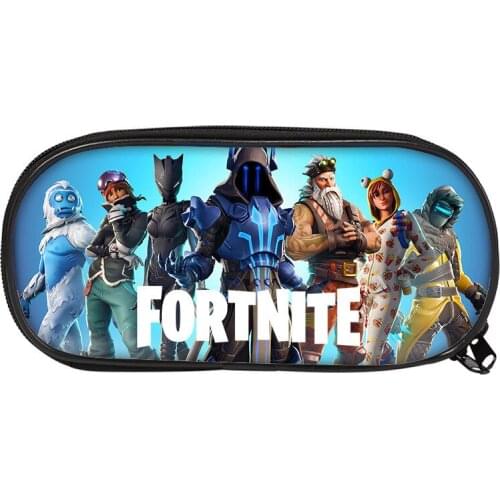 Fortnites Children Pencilcase School Student Stationery Supplies Kid Cartoon Printed Pencil Bag Pen Case Box Pouch Pencilcase