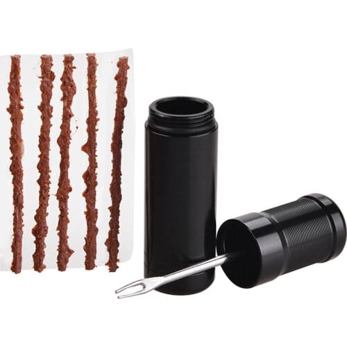 Bike Tubeless Tire Repair Tool Tyre Drill Puncture for Urgent Glue Free Repair Optional Rubber Stripe Bike Bicycle Repair Tool