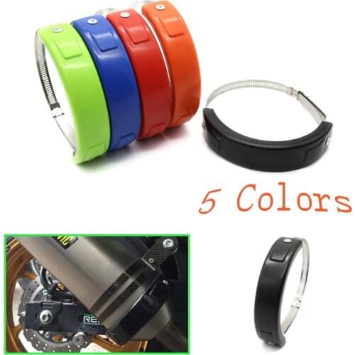 Hot sell motorcycle accessories Silencer/Exhaust Oval Exhaust Orange Protector For BMW R1200GS R1200 GS Adventure ( ADV )