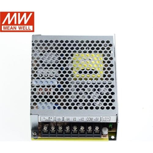 MEAN WELL RQ-65C 65W Quad Output Switching Power Supply 110V/220V AC to 5V 15V -5V -15V DC 5A 2A 0.5A 0.5A Power Transformer