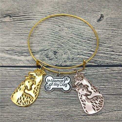 Trendy New Whippet Couple Bangles Cute Whippet Couple Dog Bangles Bracelets Fashion Pet Jewellery