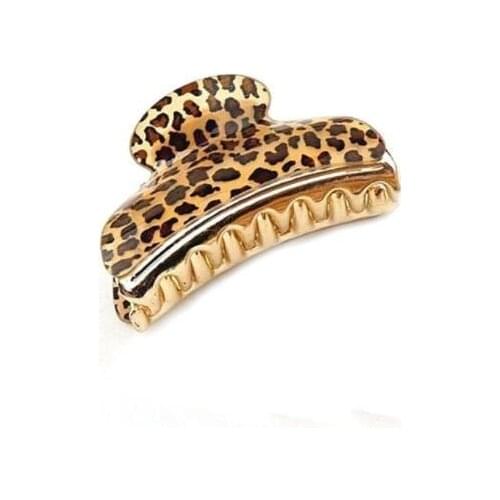 Sale fashion Women Acrylic Hair Claws Fashion Leopard Hair Clip Hair Claws Hair Accessories Headwear
