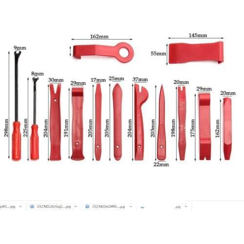 Multiple Hand Kit Car Door Clip Panel Auto Trim Removal Tools Audio Video Trim Dashboard Repair Tool Set