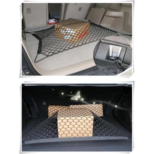 Hot Car styling Nylon Car Trunk Storage Elastic Mesh Net For Ford B-MAX EcoSport Edge Escape Explorer Focus 4 3 Kuga 2 S-MAX 2