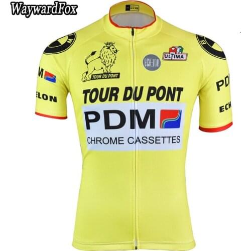 NEW summer yellow/white short sleeve cycling jersey clothing wear mens Retro pro team bike riding clothes road Mountain