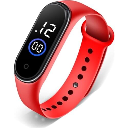 2020 New Fashion Kids Digital Watch Led Rectangle Bracelet Sport Women Men Unisex Watches Kids Clock Reloj Mujer Montre Enfant