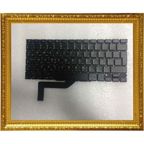 Original New A1398 Arab Keyboard For Apple Macbook Pro 15'' Retina A1398 Keyboard Arabic Standard 2012-2015 Years