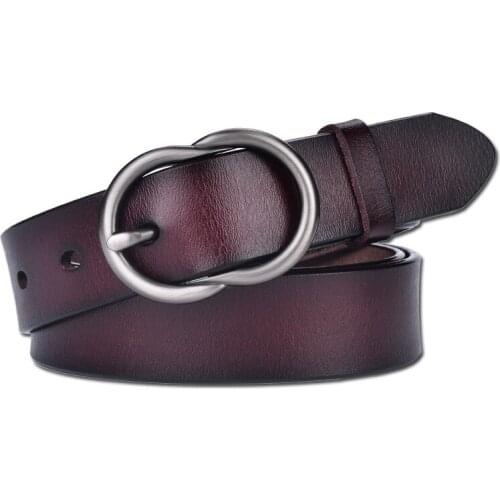 Adjustable Length Belts Lady Fashion Genuine Leather Lady Belts Women Leather Belts Dress Office Lady Buckle Straps Belts Jeans