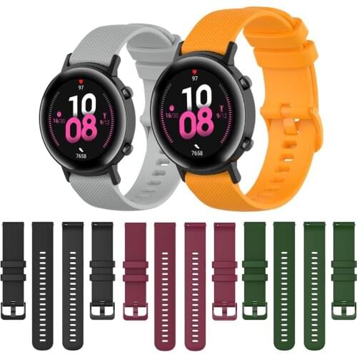 22mm Watchband For Huawei GT 2 46mm smart watch Bands Sport Silicone bracelet For Honor magic 2 46mm Wrist Strap Accessories New