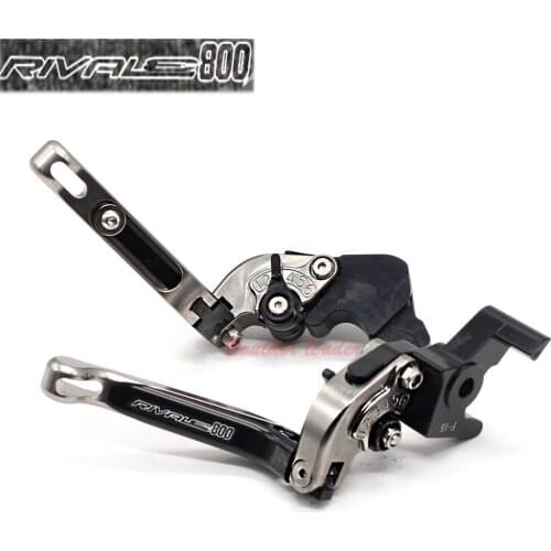 !With Logo CNC titanium Motorcycle Brake Clutch Levers FOR MV Agusta Rivale 800 Rivale800 2014-2016
