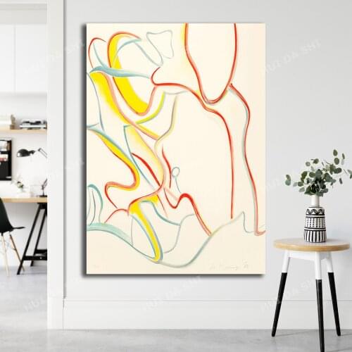Willem de Kooning Art Print, Abstract Art Print, Abstract art Poster, Contemporary Art, Willem de Kooning Poster