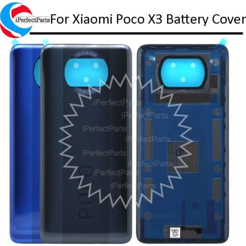 Back Cover For Xiaomi POCO X3 Rear Housing Door Battery Cover Original for XiaoMi POCO X3 Back Housing