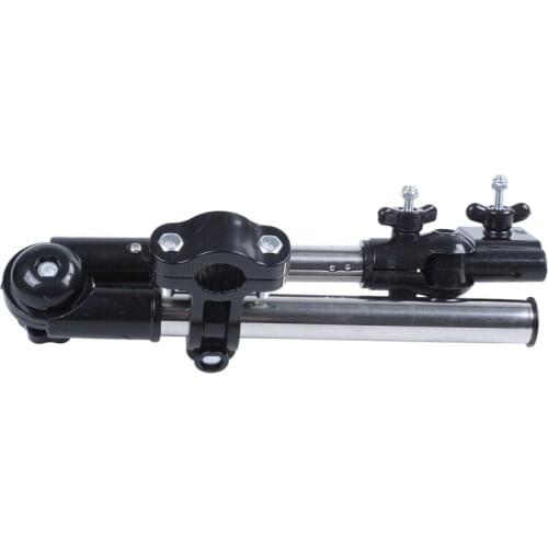2 Section Wheelchair Stroller Chair Bicycle Umbrella Connector Holder Mount Stand (Maximum Length 45 Cm)