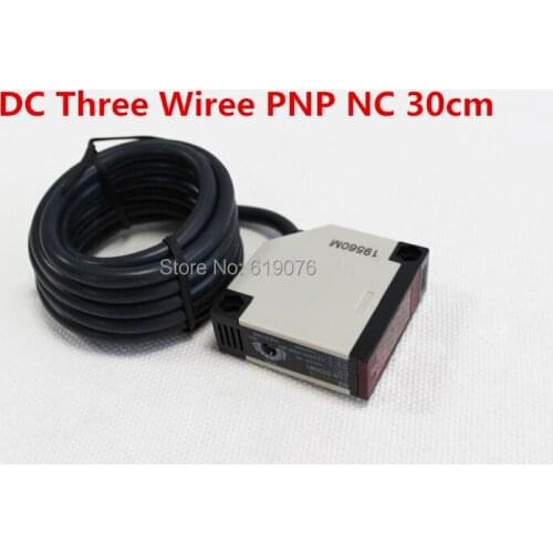 5Pcs DC PNP NC 30CM light detector photoelectric sensor E3JK-DS30P2